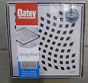 Oatey Square Shower Drain Wave 6" x 6" DSS4060R2 Stainless Steel