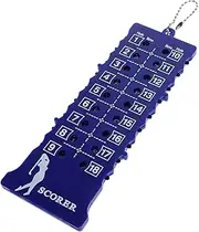 Kisangel Portable Golf Score Counter Scoreboard User-Friendly Bar Shape Effortless Score Tracking Tool for Enhanced Game Performance