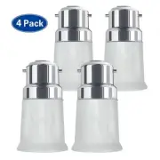 1-4PCS B22 To E27 Light Socket Adapter Bayonet Lamp Base E27 Bulb Screw Sockets