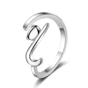 4PCS Copper Woman Fashion Jewelry Cute Kitty Simple Open Ring Size Adjustable Ring