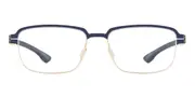 Ic! Berlin IC5032-D Luan Rose Gold-Marine Blue Pop Men's Glasses Blue Size 53 - Private Health Rebate - Blue Light Block Available