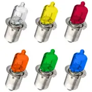 BULB 6V 2.4W HS3 TYPE HALOGEN COLORS VINTAGE CYCLE BIKE LAMP DYNAMO LIGHT MOPED