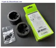 2.2" Rockster Beadlocks Scaler crawler Wheels 12mm Hex BLACK Wraith AX8091 Axial