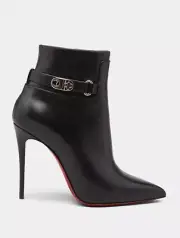 Christian Louboutin Lock So Kate 100 Leather Booties