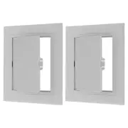5x5 Inch(115x115mm) Removable Hinged Access Panel, 2 Pcs Access Doors, Grey