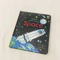 在飛比找蝦皮購物優惠-書籍 - Usborne Peep Inside Space