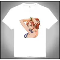 在飛比找ETMall東森購物網優惠-namiT-shirt海賊王T恤娜美T恤日本動漫娜美白色T恤