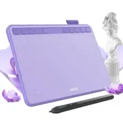 Drawing Tablet 6.5x4 Inches Computer Graphics Tablets with 10 Hot Keys，Digita...