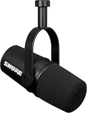 Shure MV7X XLR Podcast Microphone (Black)