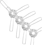 DOITOOL 20pcs Lampshade Fixators DIY Household Pendant Lampshade Holders for Clip Lamp Metal