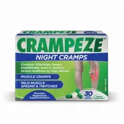 Crampeze Night Cramps 30 Capsules