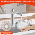 Al Pastor Skewer for Grill Stainless Steel Vertical Skewer with 3 tetaa
