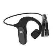 VG09 Wireless Concept Bone Conduction Bluetooth 5.0 Waterproof Sweat-proof Lightweight Running Sports Headphones - Black