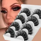 Faux Mink Lashes False Eyelashes D Curl Fake Eyelashes Russian Strip Lashes