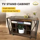 Viviendo Extendable Buffet Sideboard TV Cabinet Console Table Storage