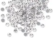 144 Crystal Clear Hot Fix 2.7-2.8mm Flat Back Round Glass Rhinestones (SS10) *