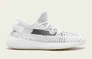 POMELO柚 Adidas Yeezy Boost 350 V2 Static 透明 反光 灰 白 男鞋 EF2905