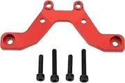 eMagTech 1x RC Buggy Front Shock Tower Plate Aluminium 7075 Upgrade Parts Compatible with ARRMA 1/18 Typhon Grom 380 Brushed 4X4 Small Scale Buggy RTR (ARA2106), Red
