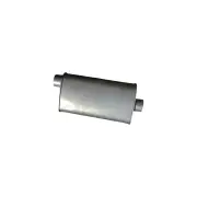 Redback Universal Muffler - 11" x 6" Oval 18" Long 2 1/2" Offset/Centre Megaflow