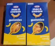 2 Boxes Of Kraft Macaroni Mac and Cheese Orange Gummies (RARE, Limited Release)