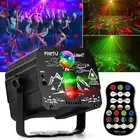 Lights with Remote Control Portable Mini Disco Ball Stage Light Sound Activated