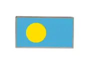 Palau Flag Lapel Pin Badge