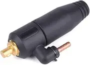 ALAGPNPMZH TIG Welding Power Cable Quick Convert Connector M12*1.0 Gas Adapter Transfer Integrate 10-25/35-50 Euro Connector for TIG Torch Welding Nozzle(10-25 Connector)