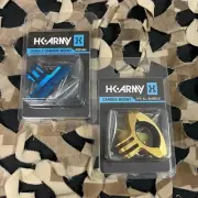 NEW HK Army Action Sports Goggle/Barrel Camera Mount Package-2 Mounts-Gold/Blue