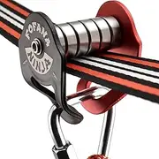 Fofana Ninja Slider Slackline Pulley - Zip Along Your Course with The Most Fun New Accessory for Your Warrior Obstacle Course for Kids