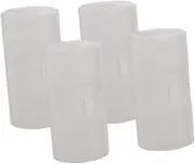KICHOUSE 4pcs Transparent C Battery Adapter Converter Cases Durable for Electronics Emergencies Converts Aa Batteries for Enhanced Capacity