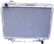 4 Row 56MM Aluminum Radiator Racing Compatible For Landcruiser HDJ80 HZJ80 HZJ HDJ 80 AT/MT AuTo Manual