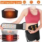 Back Support Brace Belt Lumbar Lower Waist Magnetic Self Heat Strap Pain Relief