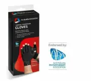 Thermoskin Compression Gloves Black Relief Arthritic Pain Sensitive Hands MEDIUM