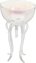 MOTHNUR Glass Octopus Shape Cocktail Goblet Unique Jellyfish Design Wedding Party Drinking Cup Stylish Drinkware for Home Bar Festivals
