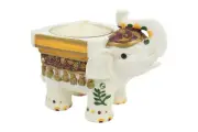 Elephant Festival - Decoration White Elephant Candle Holder