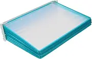 Operitacx Wall File Folder Organizer: Wall Mount Reference System Document Holder For Exhibition Restaurants Offices Public Places Green