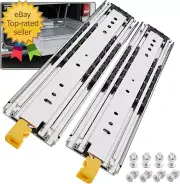 1 Pair 500 Lb Load Capacity Heavy Duty Locking Drawer Slides