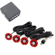 4 Parking Sensors Buzzer Reverse Backup Radar Adjustable Sound Auto Alarm System (for: Peugeot)