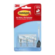 Command Hook 17067Clr Utensil Clear Pack Of 3 Box Of 6