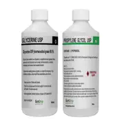 Propylene Glycol USP & Glycerine Refined USP Pharmaceutical Grade 500ml SET