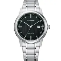 在飛比找momo購物網優惠-【CITIZEN 星辰】簡約商務光動能腕錶(AW1231-6