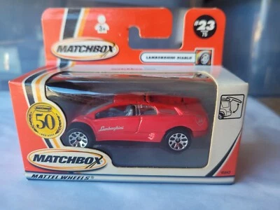 MATCHBOX SUPERFAST - LAMBORGHINI DIABLO [RED] NEAR MINT BOX GOOD COMBINED POST
