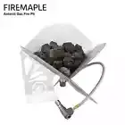 Gas Fire Windproof Outdoor Mini Heater Stainless Steel Portable Foldable Firepit