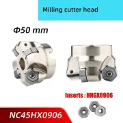 Metal Face Milling Cutter Head Disc Double Sided 12 Flutes CNC Insert Tools