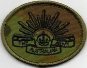 Army Australian AMCU, Rising Sun Biscuit Patch, FREE POST✔