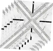 BUTIFULSIC 5pcs Textured Floor Decorative Tile Decals Wall Decals for Home Floor Tile Sticker Peel and Stick Bathroom Tile Sticker Tile Stickers Self Adhesive Tile Sticker Tile Wall Sticker