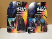 Star Wars POTF Luke Skywalker & Lando Figure Lot