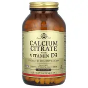Solgar, Calcium Citrate with Vitamin D3, 240 Tablets