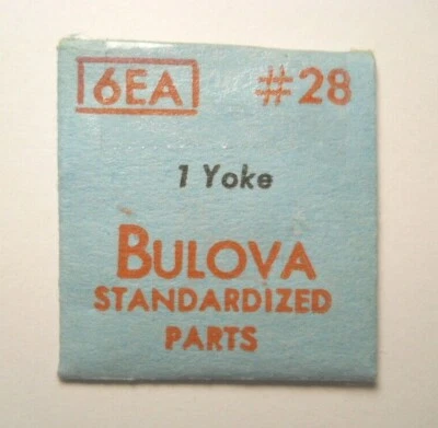 BULOVA 6EA Genuine Factory Replacement Watch Part #28 - BRIDGE YOKE