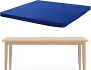 Wedding Table Top Cover - Square Fitted Table Cover | Garden Table Covers | Outdoor Table Covers | Stretch Desk Topper | 34x34 Inch Stretchable Cocktail Tablecloth for Camping Outdoor Dining